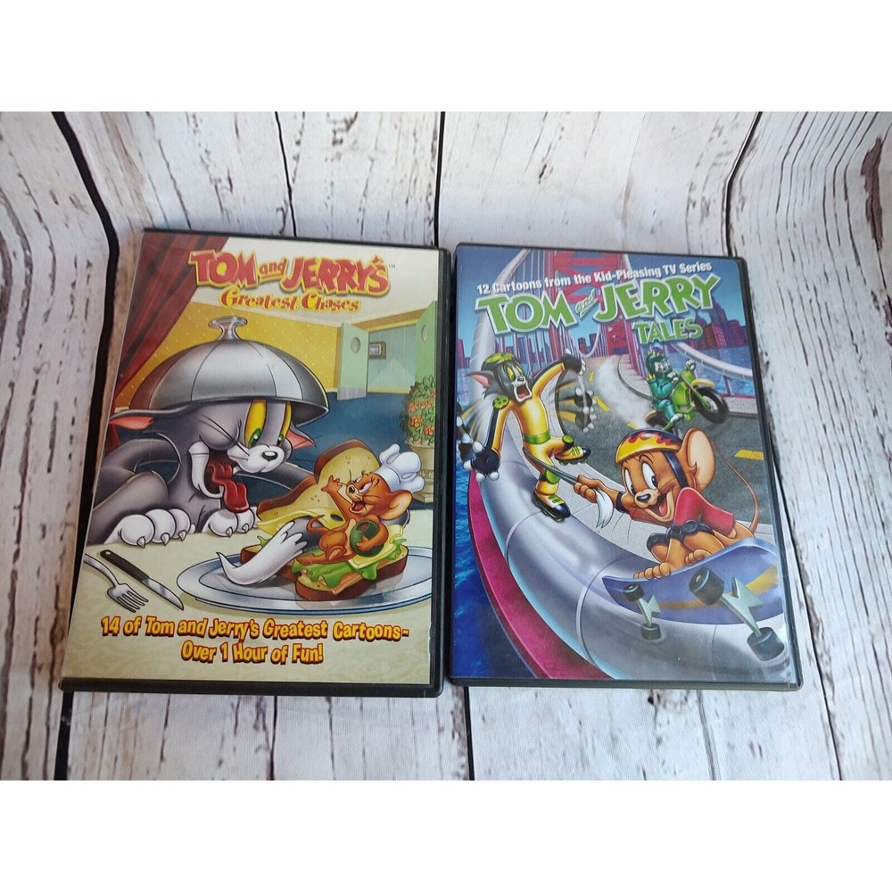 Tom and Jerry's tales And Greatest Chases: Volume 4 DVD Lot Of 2